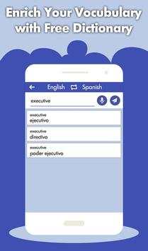 Spanish English Translator - Spanish Dictionary screenshot 3