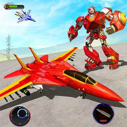 Air Jet Robot Transform Robot Shooting Games 1.0.3