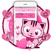 Pink Princess Kitty Theme icon