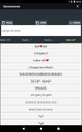 Generador letras, símbolos, emojis, decoraciones screenshot 9