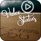 Miss You video status logo