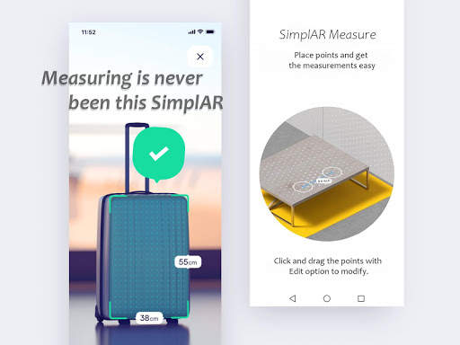 SimplAR Measure - Tape Measure & Camera to Plan screenshot 1