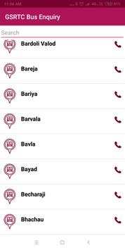 GSRTC Bus Enquiry screenshot 3