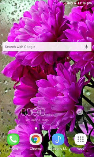Shiny Flowers Live Wallpaper screenshot 2