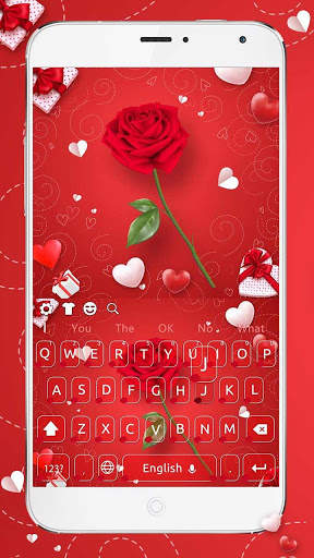 Love Rose Keyboard screenshot 1