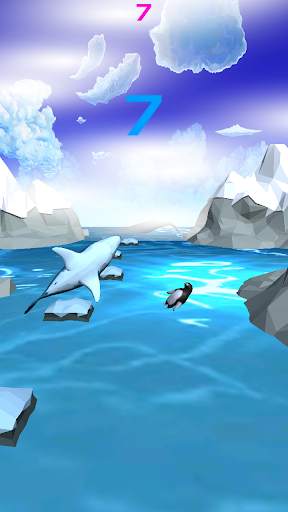 Shark VS Penguin Game screenshot 2