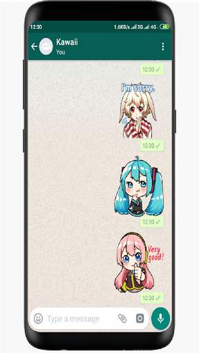 Cute Kawaii Stickers For Whatsapp screenshot 4