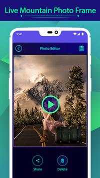 Live Mountain Photo Frames Photo Frame Video Maker screenshot 3