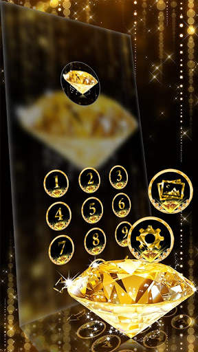 Gold Diamond Theme Wallpaper screenshot 5