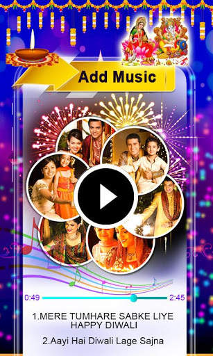 Diwali Video Maker for Diwali wishes screenshot 4