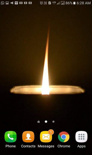 Candle Light Live Wallpaper screenshot 3