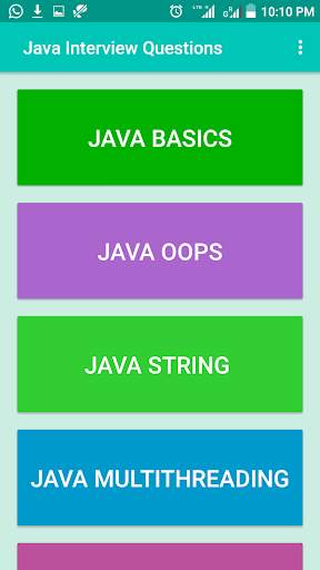 Java Interview Questions and Answers скриншот 2