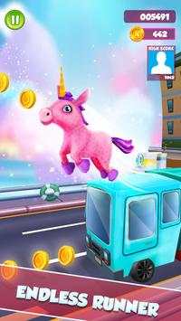 Unicorn Run Rush: Endless Runner Games screenshot 2