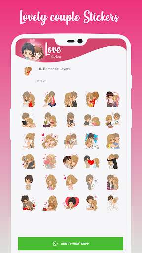 Love Stickers For WhatsApp (WAStickerApps) screenshot 2