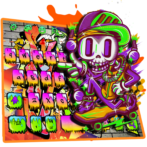 Skate Graffiti Keyboard Theme icon
