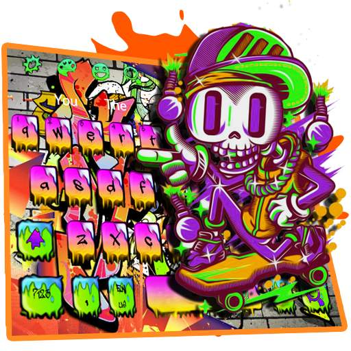 Skate Graffiti Keyboard Theme 10001004