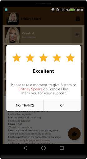 Britney Spears Songs Lyrics Offline (New Version) screenshot 4