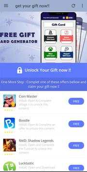 Cg-Gifter : Free Gift card Generator screenshot 4