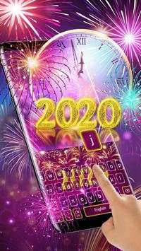 Happy New Year 2020 Keyboard screenshot 2
