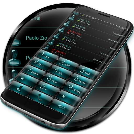 Dialer Dusk AquaGreen Theme 100
