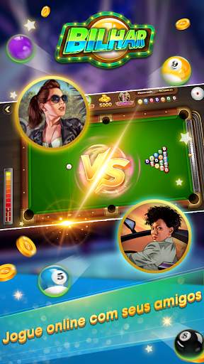 Bilhar - Bilhar bola 8 - Bilhar com jogo de cartas screenshot 2