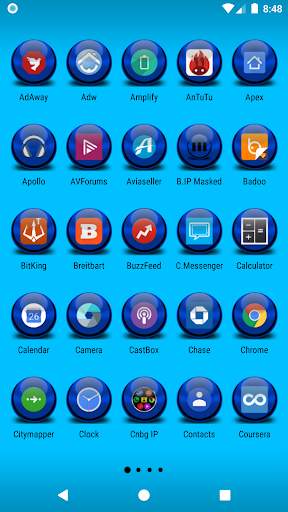 Blue Icon Pack Masked screenshot 2