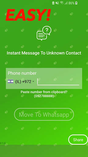 Number To Message Whats Chat Without Saving Number screenshot 2