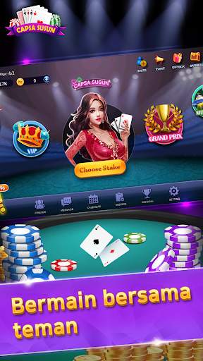 Capsa Susun Nesia  - Game Kartu Online Nesiaplay screenshot 1