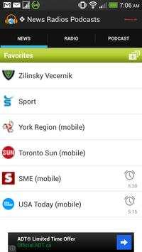 News Radios Podcasts screenshot 2