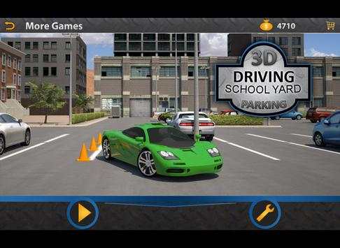 3D Driving School Yard Parking screenshot 9