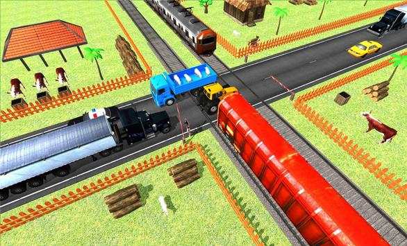 Real Railroad Train Crossing - Free Train Games screenshot 5