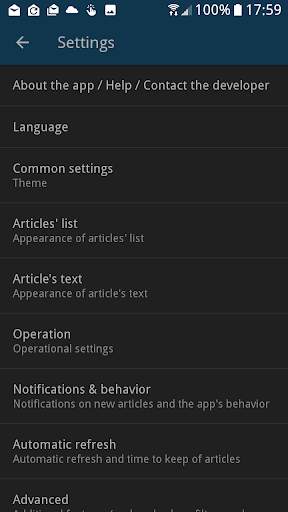 Handy News Reader screenshot 8