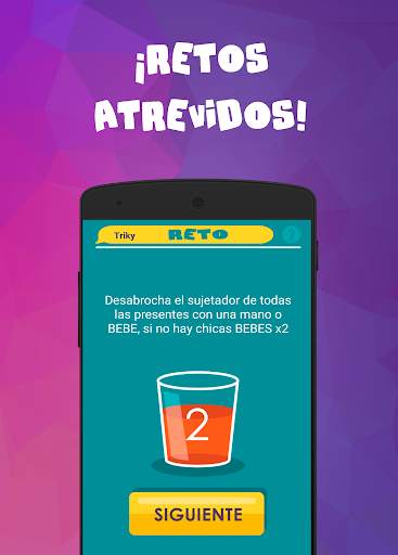 TrickOrDrink 🥃 retos y juegos para beber en grupo screenshot 1
