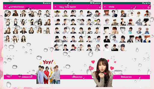 WA Sticker KPOP WAStickerApps Korean for WhatsApp screenshot 5