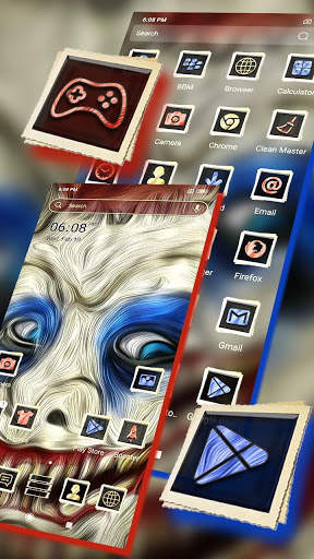 Scary Clown Launcher Theme screenshot 1