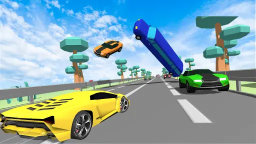 Cartoon Car Game 2020 🚘 New Cartoon Motu Game screenshot 1