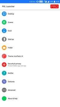 Pixel 2 XL style launcher for Android oreo launchr screenshot 6