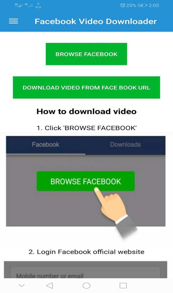 HD Video Download for FB - Facebook Video Download screenshot 1
