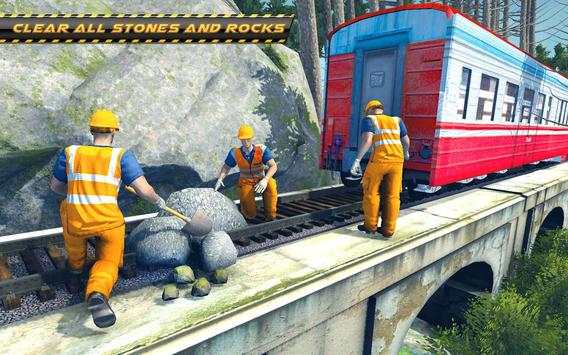 Indian Train Track Construction screenshot 2