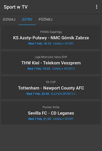 Sport w TV screenshot 2