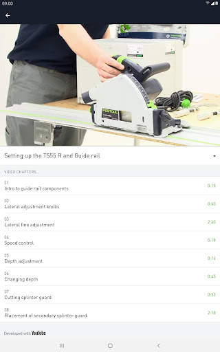 Festool How-to App 12 تصوير الشاشة