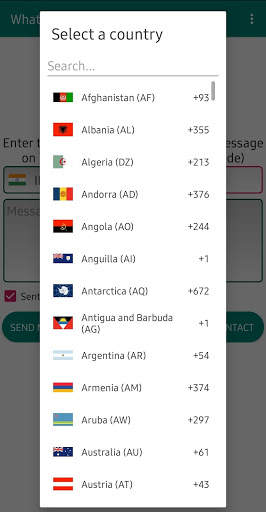 DirectMessage to WA -Directchat to unknown contact screenshot 8