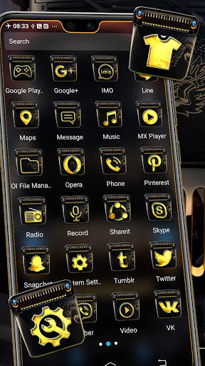 Black Jeep Launcher Theme screenshot 2