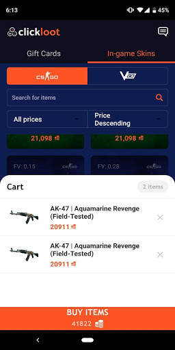 ClickLoot - Earn skins, games and gift cards स्क्रीनशॉट 8