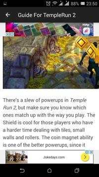 Guia para Temple Run 2 screenshot 3