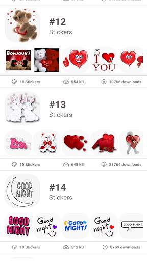 ❤️ Couple Romantic Stickers For Whatsapp - 2021 screenshot 3