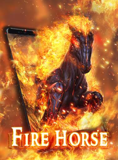 Flame Horse Live Wallpaper screenshot 1