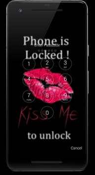 Kiss Me To Unlock HD Lock Screen 7 تصوير الشاشة