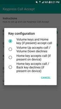 Keypress Call Accept screenshot 2