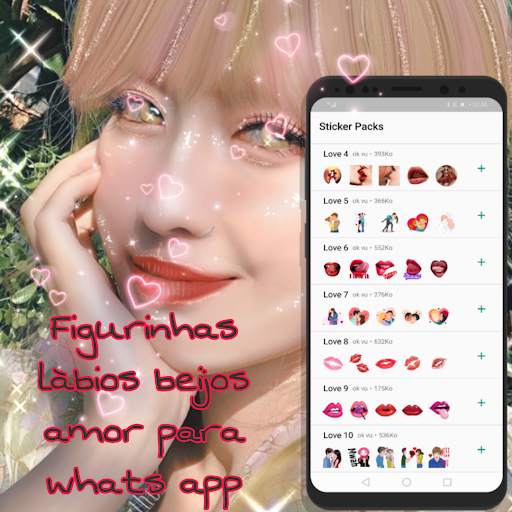 figurinhas Làbios beijos amor para WhatsApp👄😍 screenshot 4